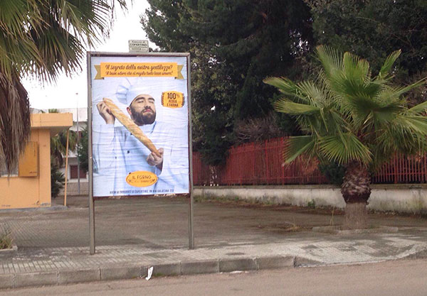 Cartellonistica realizzata da Dupcom per il Forno Fratelli Sabato