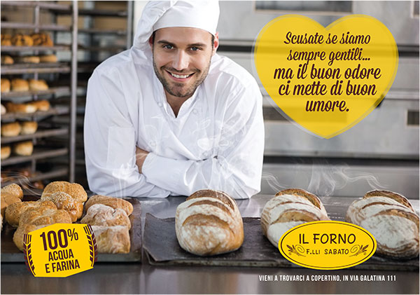 Campagna affissioni per il Forno Fratelli Sabato
