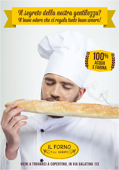 Campagna affissioni per il Forno Fratelli Sabato di Copertino