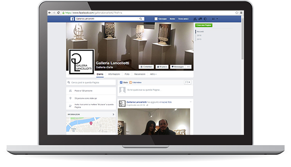 Pagina Facebook Galleria Lancellotti